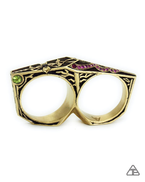 Lattice Double Ring: Lux Edition Collaboration with William Arthur Jewelry