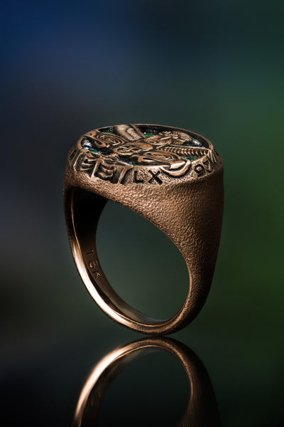 DARKSIDE — Seahawks Championship Ring / 18K Rose Gold