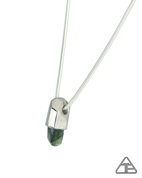 Chrome Diopside Crystal Talisman Pendant