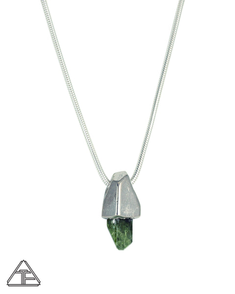 Chrome Diopside Crystal Talisman Pendant