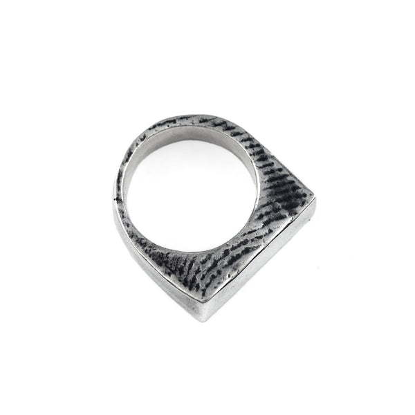 Size 8 - Lamina Lattice: Sterling Silver Ring