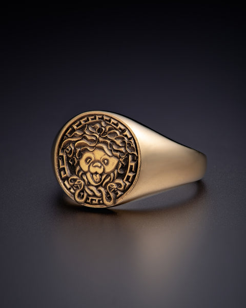 Owsley Bearsace: Grateful Dead 14K Gold Ring